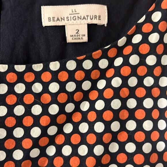 L.L.Bean Sleeveless Fit and Flare Dress Size 2 - Picture 3 of 8